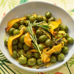 Roasted Olives with Orange and Rosemary