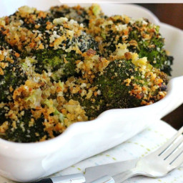 Roasted Panko Parmesan Broccoli