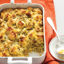 Roasted-Parsnip Bread Pudding