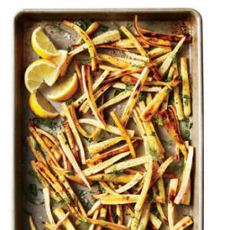 Roasted Parsnips with Lemon and Herbs
