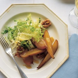 Roasted Pear and Shallot Salad With Sherry-Dijon Vinaigrette