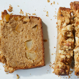 Roasted Pear Quick Bread