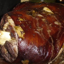 Roasted Pork Shoulder, Collard Greens & Tropero Beans