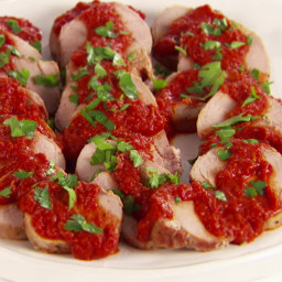 Roasted Pork With Smoky Red Pepper Sauce