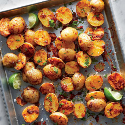 Roasted Potatoes With Salsa