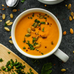 Roasted Pumpkin and Vegetable Soup