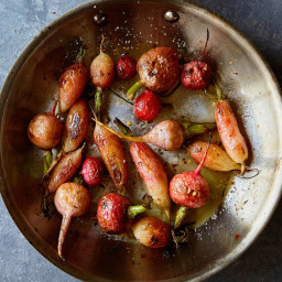 Roasted Radishes with Brown Butter, Chile, and Honey