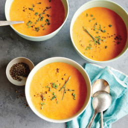 Roasted Red Pepper and Ricotta Soup