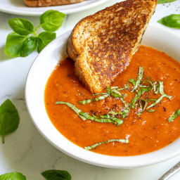 Roasted Red Pepper and Tomato Soup Recipe