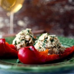 Roasted Red Pepper Filled With Tuna