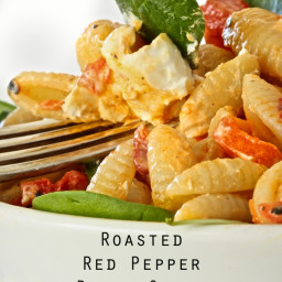 Roasted Red Pepper Pasta Salad
