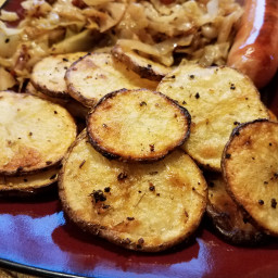 Roasted Rosemary Garlic Potato Slices