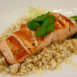 Roasted Salmon with Miso Sauce