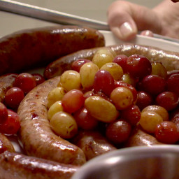 Roasted Sausages and Grapes