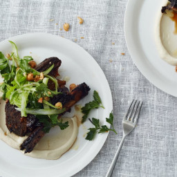 Roasted Short Ribs with Cauliflower and Celery