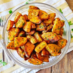 Roasted Spanish Potatoes with Paprika and Parsley