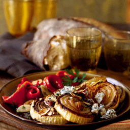 Roasted Sweet Onions with Cabrales Blue Cheese