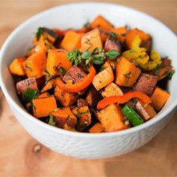 Roasted Sweet Potatoes Two Ways- Candied Maple or Herby & Savory