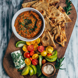 Roasted Tomato and Red Pepper Dip