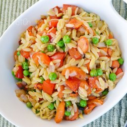 Roasted Vegetable Asian Orzo