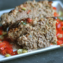 Roasted Vegetable Meatloaf with Quinoa- Gluten Free