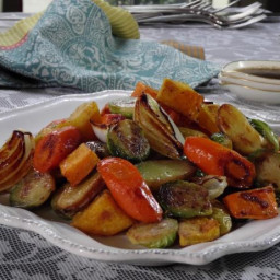 Roasted Vegetables with Balsamic Glaze