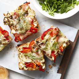 Roasted Veggie Open-Faced Sandwiches