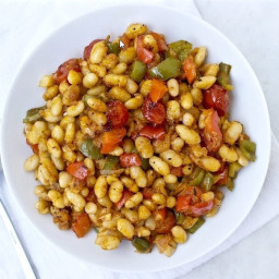 Roasted White Beans w/Vegetables