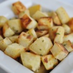 Roasted White Sweet Potatoes
