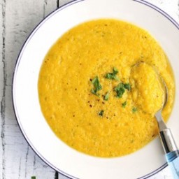 Roasted Yellow Pepper & Tomato Soup