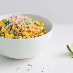 Roasted Corn with Manchego and Lime