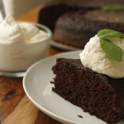 Rodelle Dark Chocolate Cake with Baileys Whipped Cream Recipe