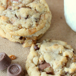 Rolo Toffee Chocolate Chip Cookies