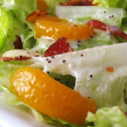 Romaine and Mandarin Orange Salad with Poppy Seed Dressing Recipe