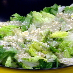 Romaine Salad with Blue Cheese Vinaigrette