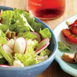 Romaine Salad with Honey-Chile Dressing