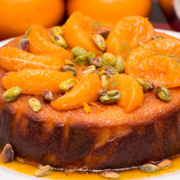 Romantic Persian Mandarin Almond Cake 
