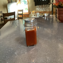Ron’s Tabasco/jalapeño hot sauce 