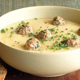 Root Vegetable Soup with Meatballs