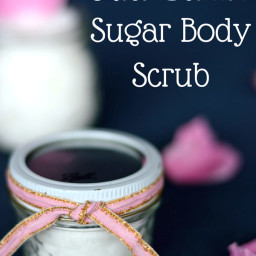 Rose Scented Sugar Body Scrub