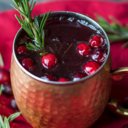Rosemary and Cranberry Moscow Mule