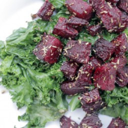 Rosemary Beets with Garlicky Kale
