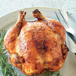 Rosemary-Brined Rotisserie Chicken