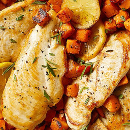 Rosemary Chicken with Sweet Potatoes