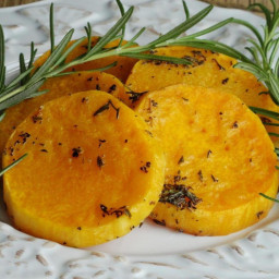 Rosemary Chili-Lime Butternut Squash Rounds