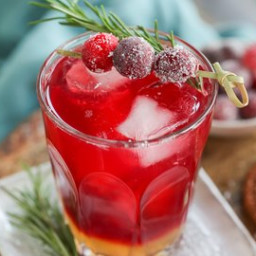 Rosemary Cranberry Mocktail