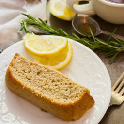 Rosemary Lemon Vegan Pound Cake