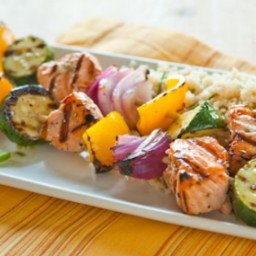 Rosemary-Lime Wild Alaska Salmon Kabobs