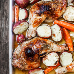 Rosemary Roasted Chicken Recipe with Vegetables