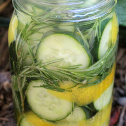 Rosemary Sage Lemon Pickles
